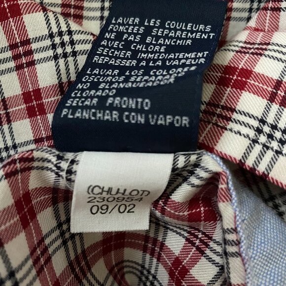 Tommy Hilfiger Long Sleeve Cotton Button Down Shirt Mens Large - Picture 10 of 10